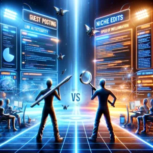 Guest Posting vs. Niche Edits: The Showdown